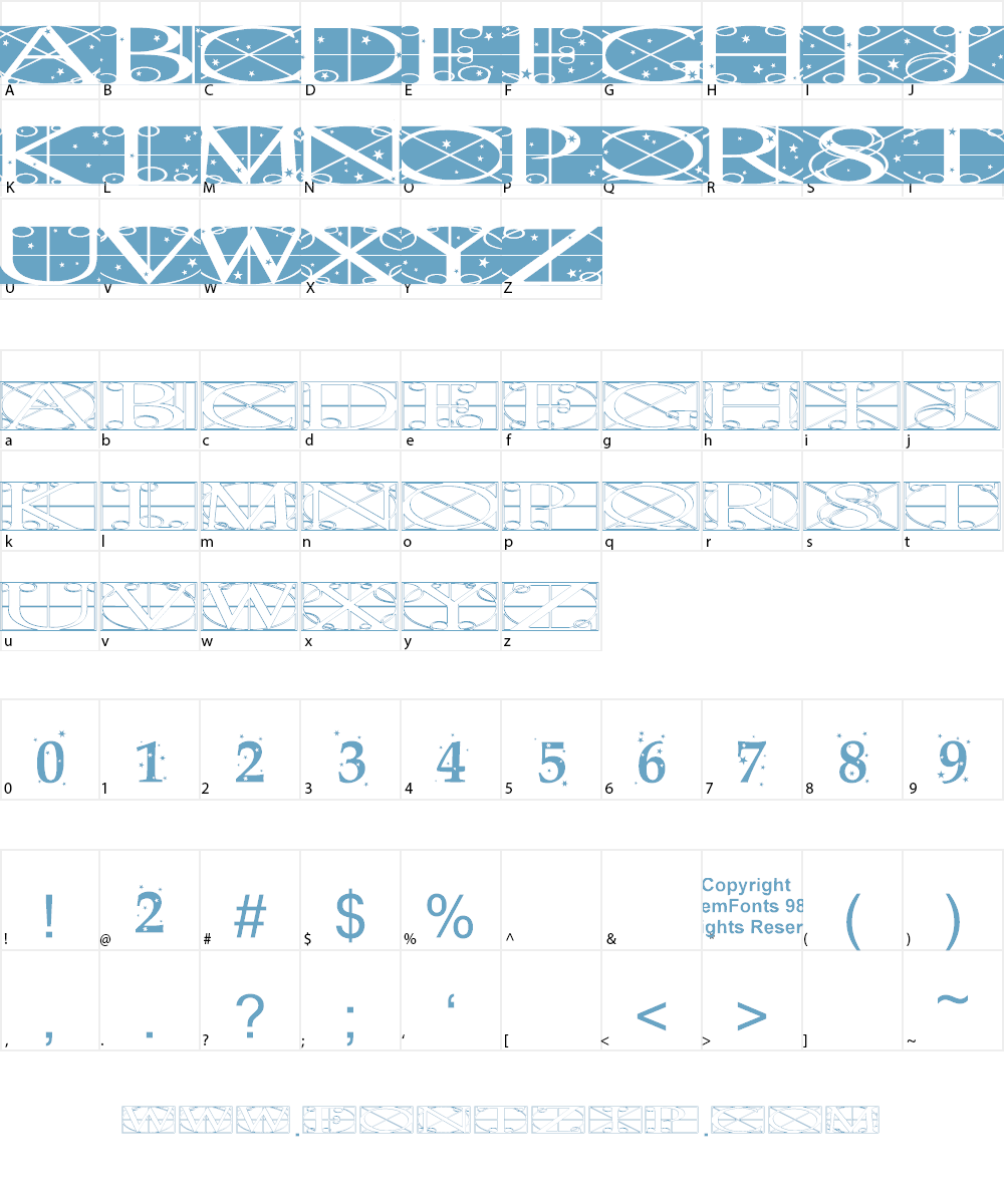 Time Pundits Font Character